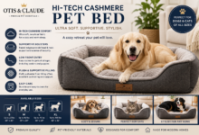otis & claude hi-tech cashmere pet bed​