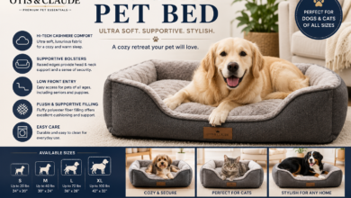 otis & claude hi-tech cashmere pet bed​