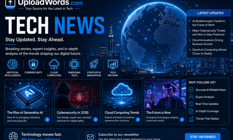 uploadwords. com tech news​