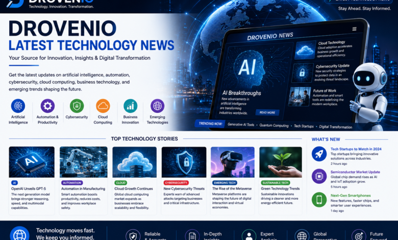 drovenio latest technology news