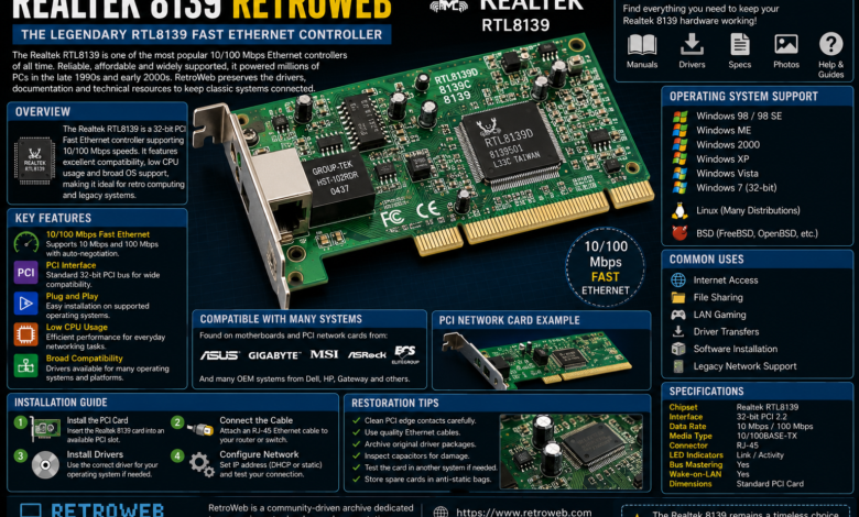 realtek 8139 retroweb