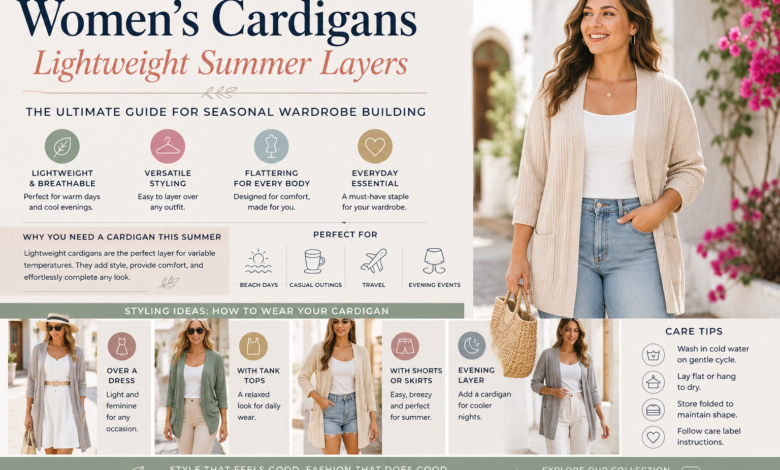 Women's Lightweight Summer Cardigans